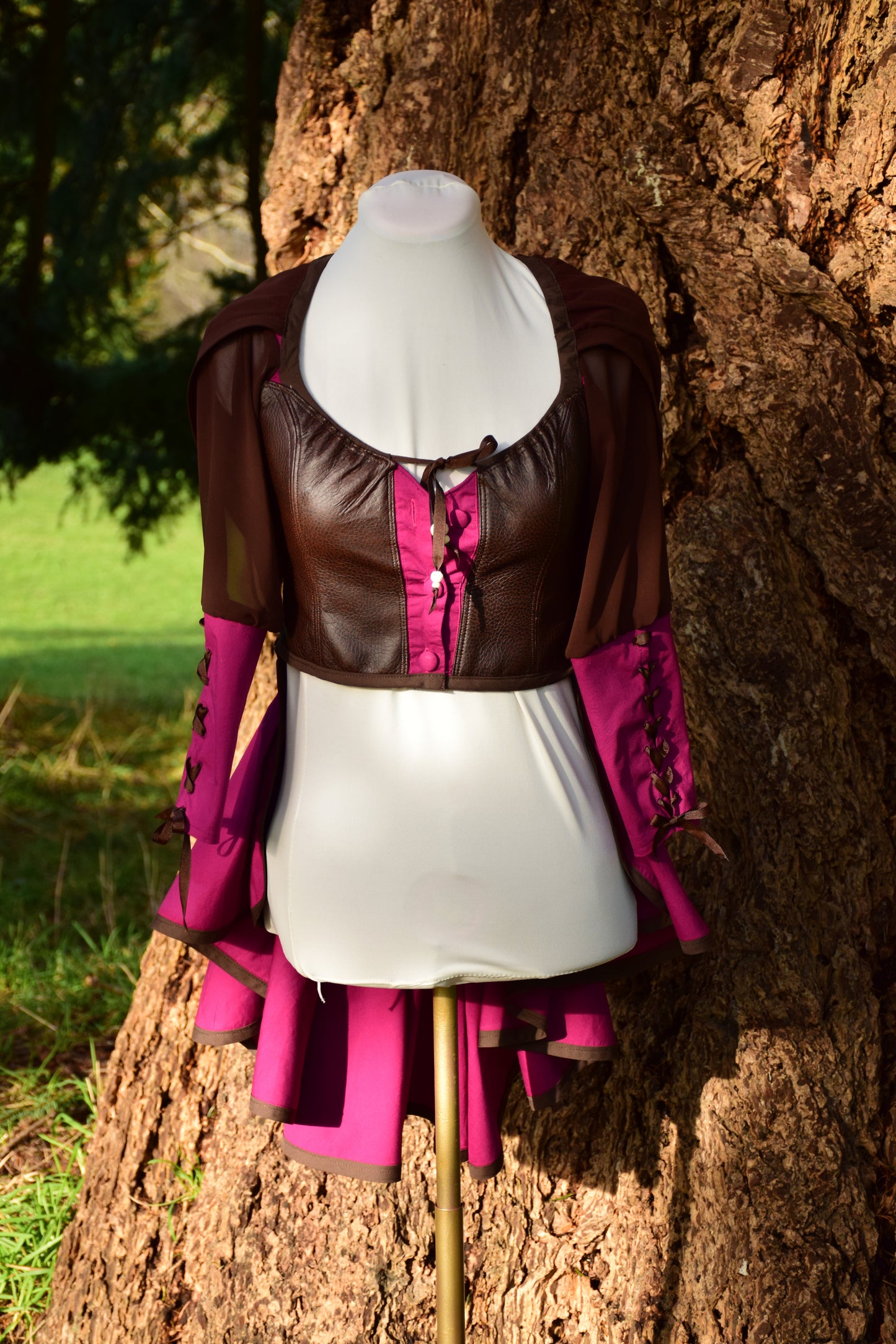 The Runaway - Pink and Brown Tailcoat