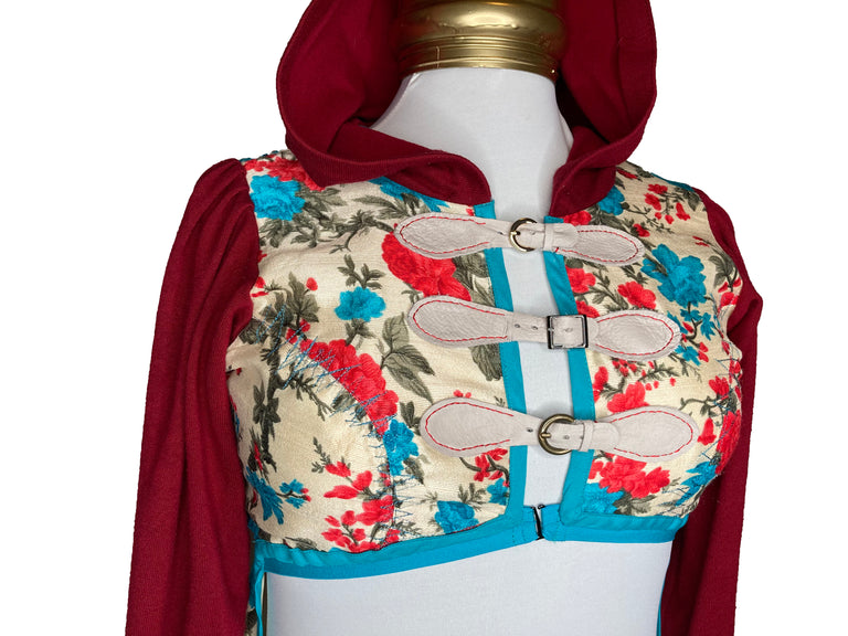 Grown Up Red Riding Hood - Floral Tailcoat