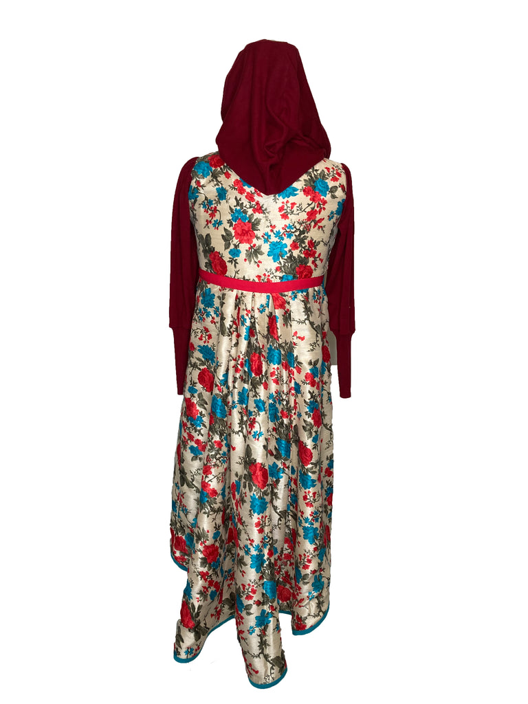 Grown Up Red Riding Hood - Floral Tailcoat